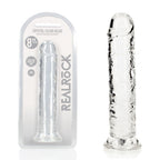 REALROCK 20 cm Straight Crystal Clear Dildo Clear > Dildos > Realistic Dildos