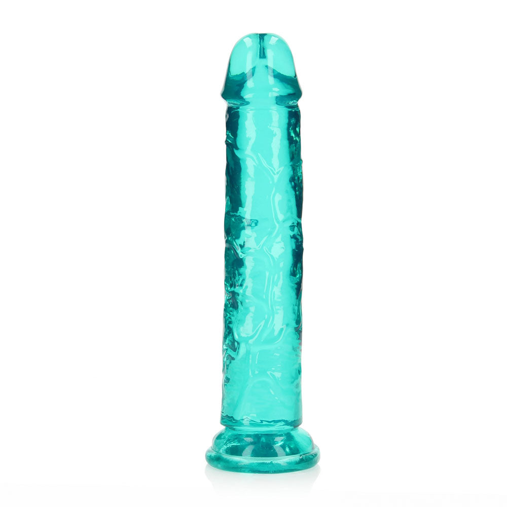 REALROCK Straight Dildo 20 cm – Clear Phthalate-Free TPE 4 cm Diameter Dildo > Dildos > Realistic Dildos