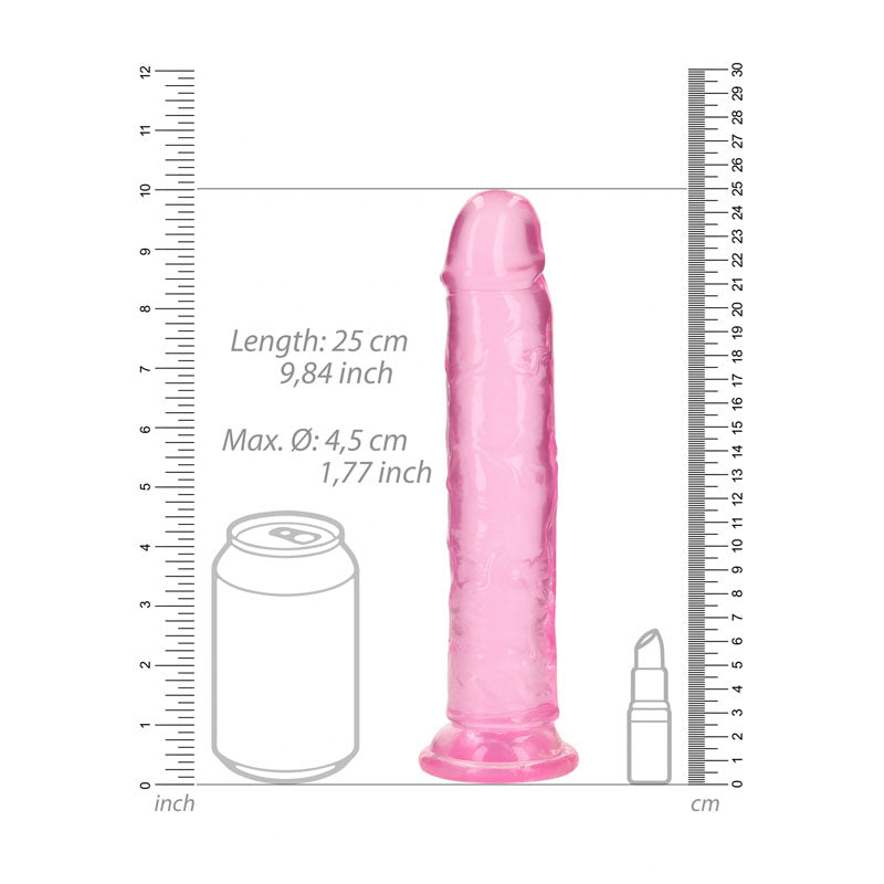 RealRock 25 cm Straight Dildo – Clear 25 cm Dildo > Dildos > Realistic Dildos