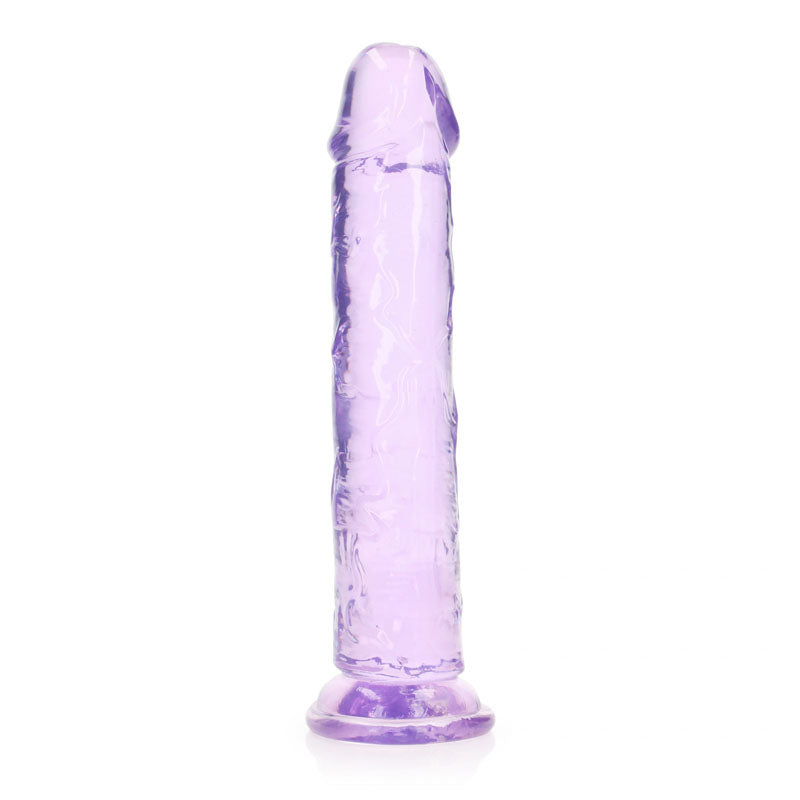 RealRock 25 cm Straight Dildo – Clear Straight Dildo for Anal and Vaginal Use > Dildos > Realistic Dildos