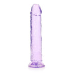 RealRock 25 cm Clear Straight Dildo Made of Body-Safe Non-Porous TPE Material > Dildos > Realistic Dildos