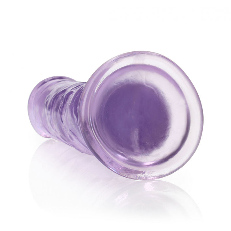 RealRock 25 cm Clear Straight Dildo Made of Body-Safe Non-Porous TPE Material > Dildos > Realistic Dildos