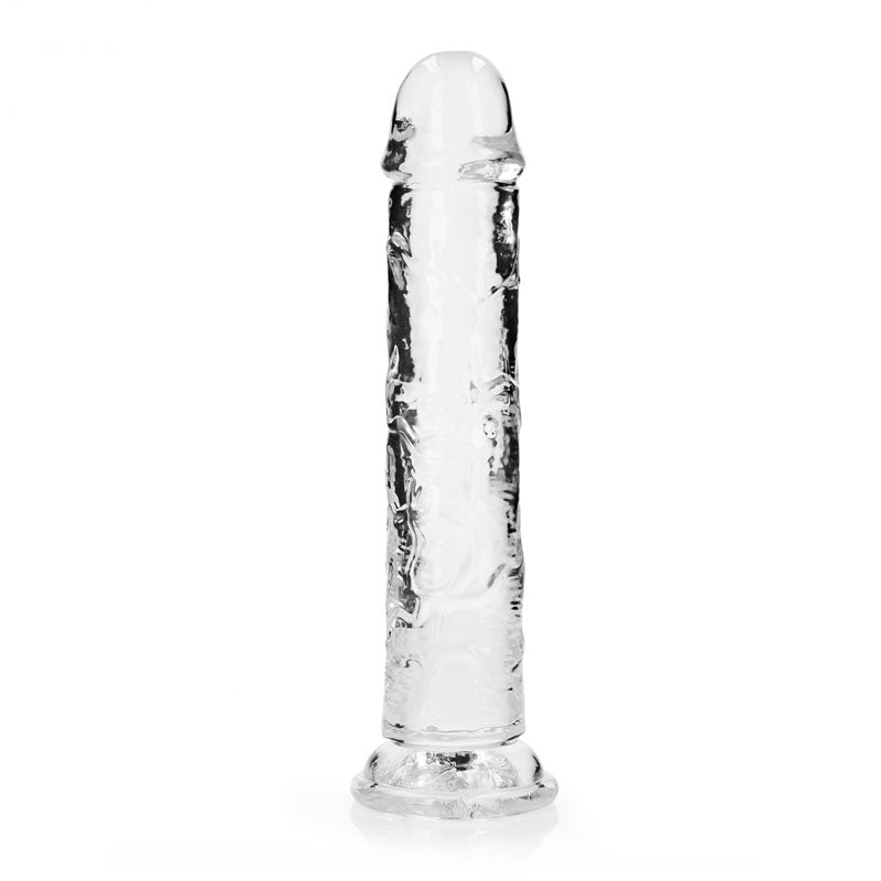 REALROCK Crystal Clear 25 cm Straight Dildo > Dildos > Large Dildos