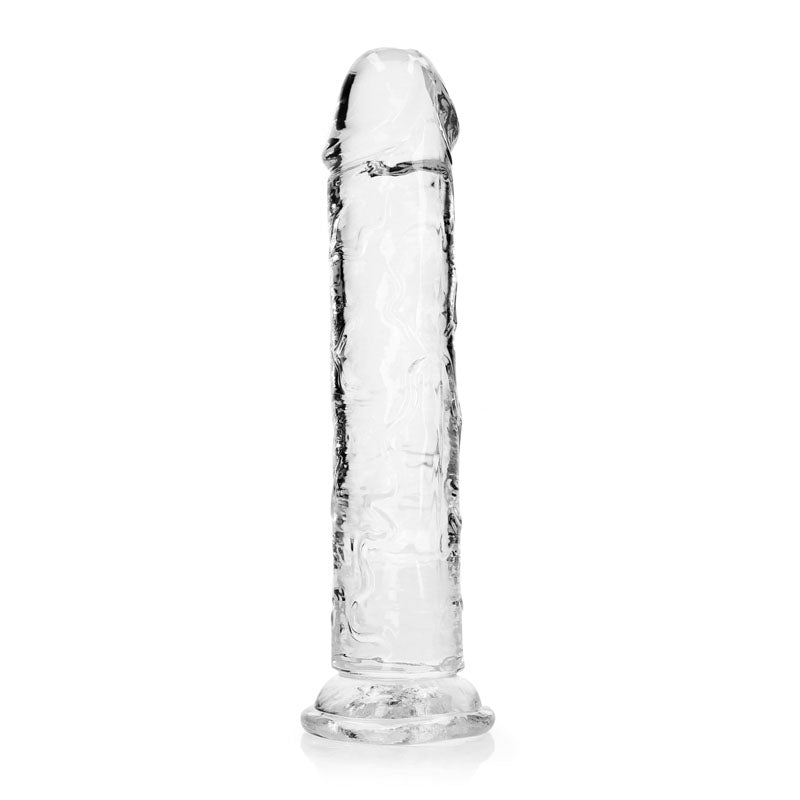 REALROCK Crystal Clear 25 cm Straight Dildo > Dildos > Large Dildos