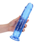 RealRock 28 cm Straight Crystal Clear Dildo – 28 cm Dildo > Dildos > Large Dildos