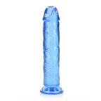 RealRock 28 cm Straight Crystal Clear Dildo – 28 cm Dildo > Dildos > Large Dildos