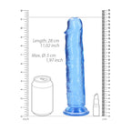 RealRock Crystal Clear Straight Dildo 11 Inch