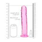 RealRock 28 cm Straight Clear Dildo > Dildos > Large Dildos