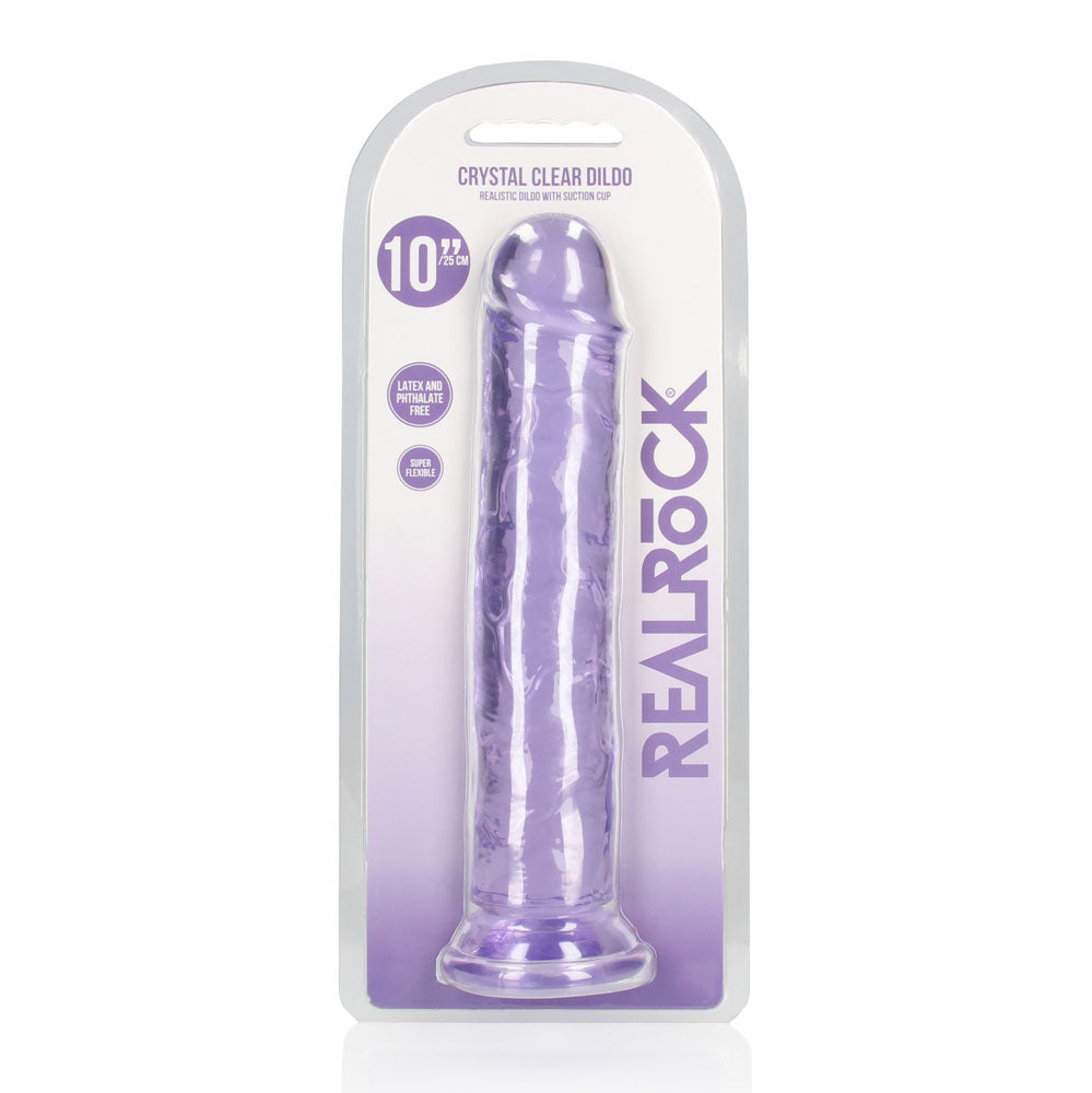RealRock 28 cm Straight Dildo – Clear 28 cm Dildo > Dildos > Oversized Toys