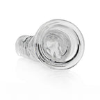 Realrock 28 cm Straight Clear Silicone Dildo Phthalate-Free Non-Porous TPE Adult Toy > Dildos > Large Dildos