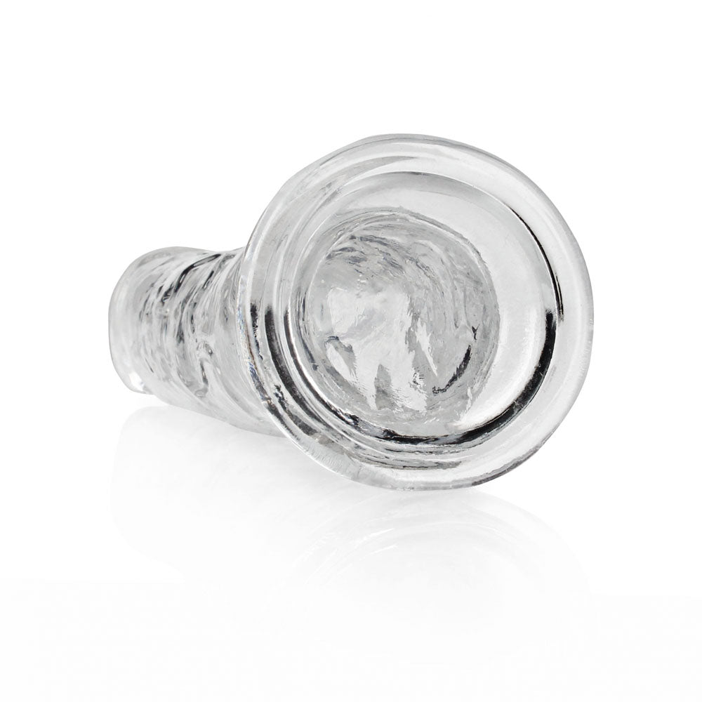 Realrock 28 cm Straight Clear Silicone Dildo Phthalate-Free Non-Porous TPE Adult Toy > Dildos > Large Dildos
