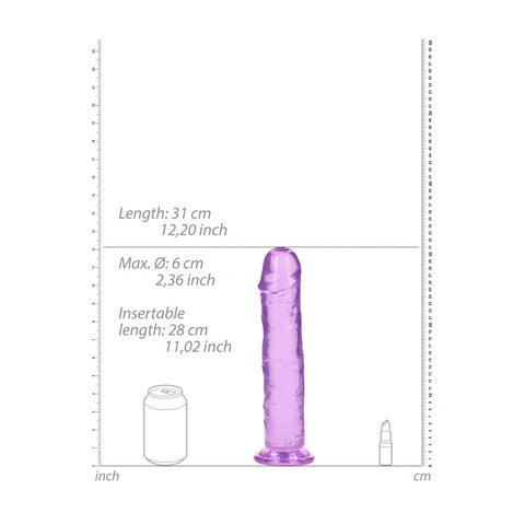 Realrock 31 Centimeter Straight Dildo 11 Inch Dong DONGS