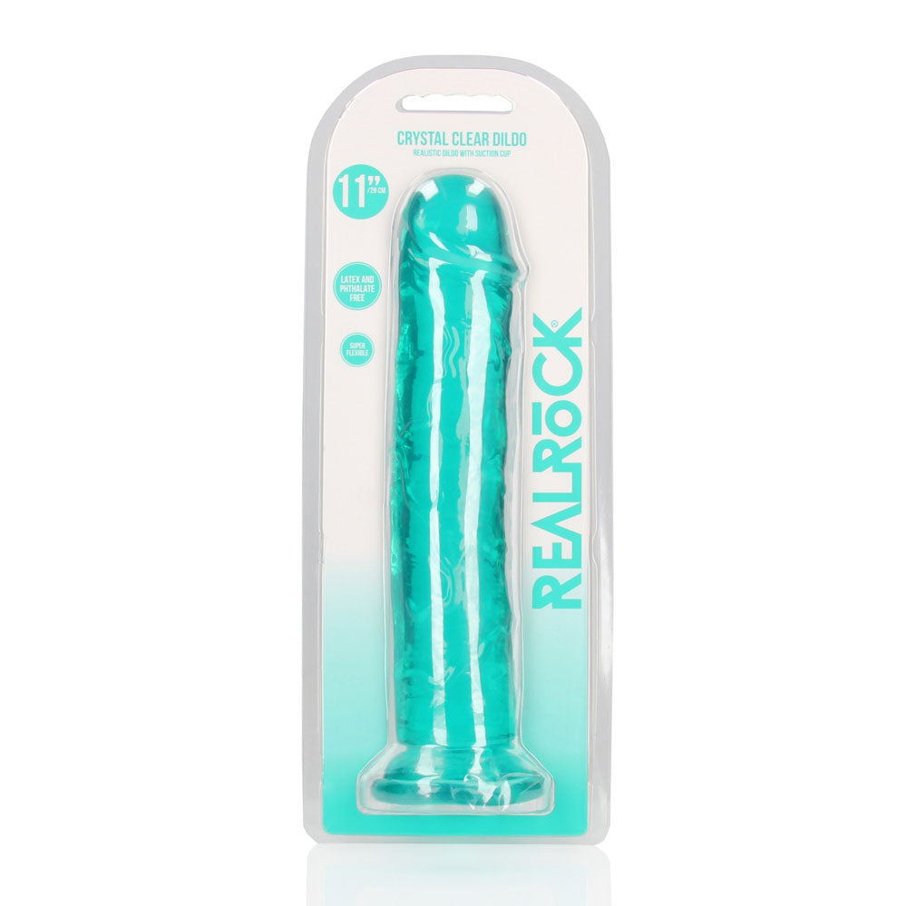 REALROCK 31 cm Straight Dildo – Clear 12 Inch Dildo > Dildos > Large Dildos