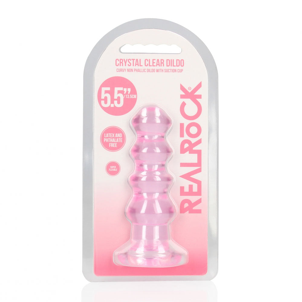 Realrock Curvy 14 cm – Clear Butt Plug > Anal Range > Butt Plugs