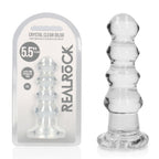 RealRock Curvy Anal Plug – 14 cm Transparent Butt Plug Clear > Anal Range > Butt Plugs