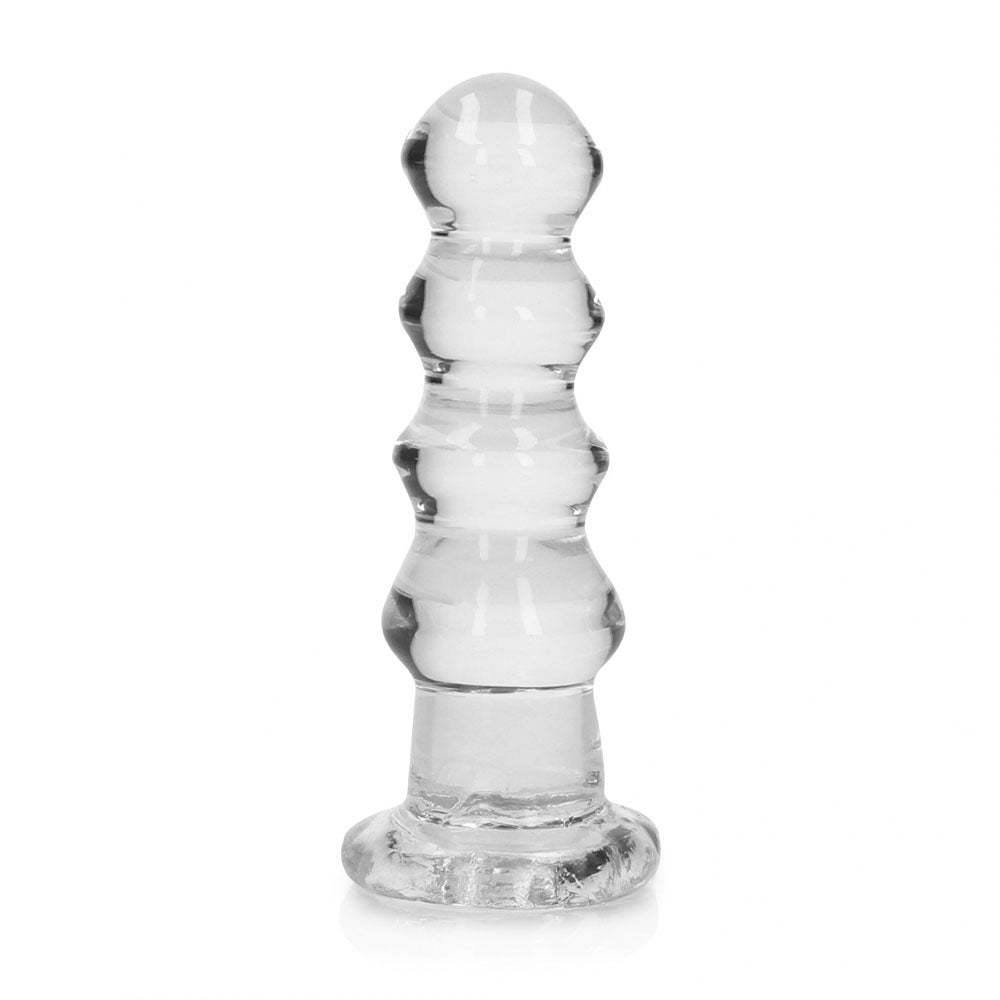 Realrock Curvy 14 cm – Clear Butt Plug > Anal Range > Butt Plugs