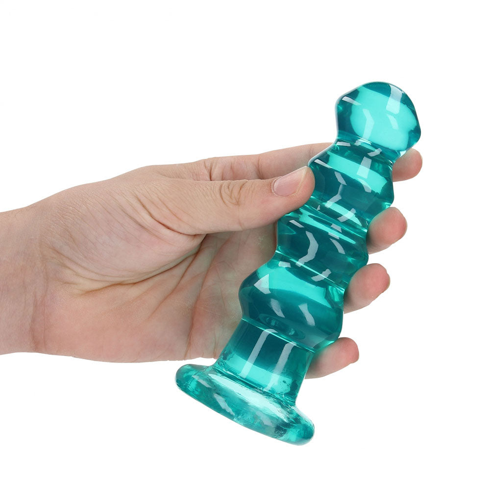 RealRock Curvy 14 cm Butt Plug – Clear Anal Plug Secondary image