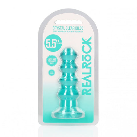 RealRock Curvy 14 cm Butt Plug – Clear Anal Plug > Anal Range > Butt Plugs