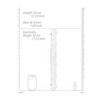 REALROCK 45 cm Double Dong - 45 cm (18 Inch) Pleasure Toy > Dildos > Double Dildos