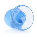 RealRock Crystal Clear 9 cm Suction Cup Butt Plug > Anal Range > Butt Plugs