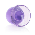 RealRock Crystal Clear 9 cm Suction Cup Butt Plug > Anal Range > Butt Plugs