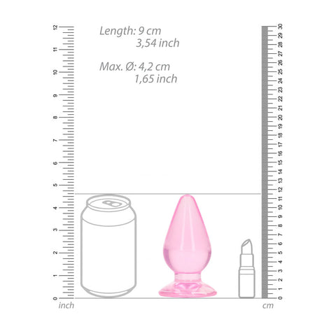 Realrock 11.5 Centimeter Anal Plug Pink 4.5 Inch Butt Plug Butt Plugs