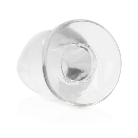 RealRock Crystal Clear 11.5 cm Suction Base Butt Plug > Anal Range > Butt Plugs