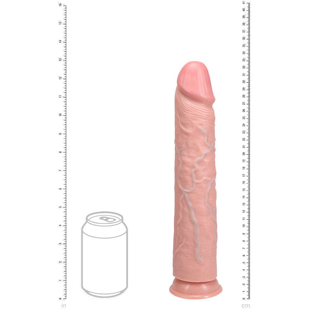 RealRock Extra Long Realistic Dildo with Suction Cup – 13, 14 or 15 Inch > Dildos > Oversized Toys