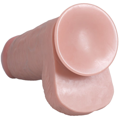 REALROCK 20cm Extra Thick Dildo with Balls - 8 Inch Realistic Dong Dongs Realistic
