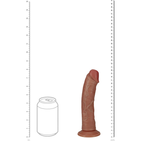 Realrock 20cm Vibrating and Rotating Cock Tan Dongs Realistic