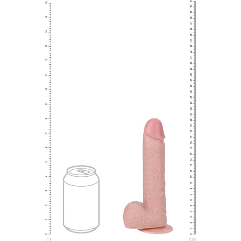 Realrock 20cm Vibrating and Rotating Cock with Balls Dongs Realistic