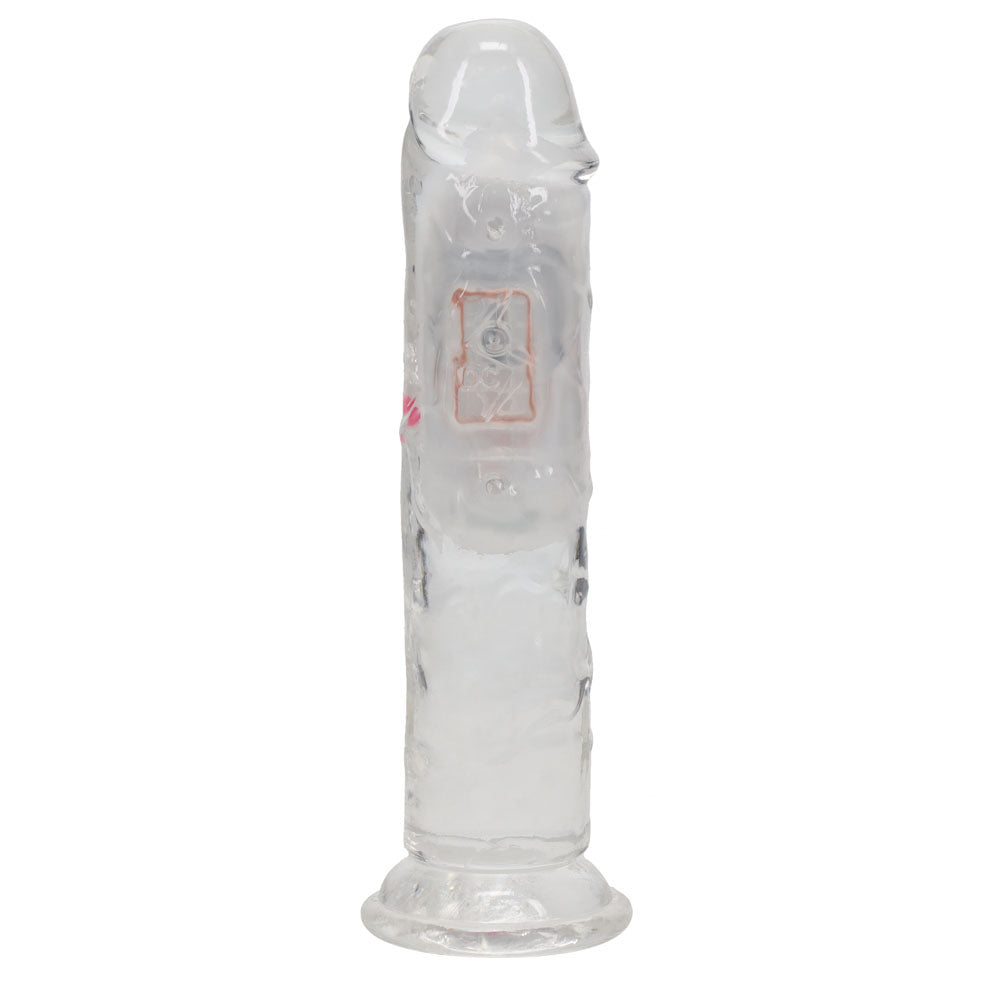 Realrock 6 Inch Clear Wireless Rechargeable LED Vibrating Dong DONGS
