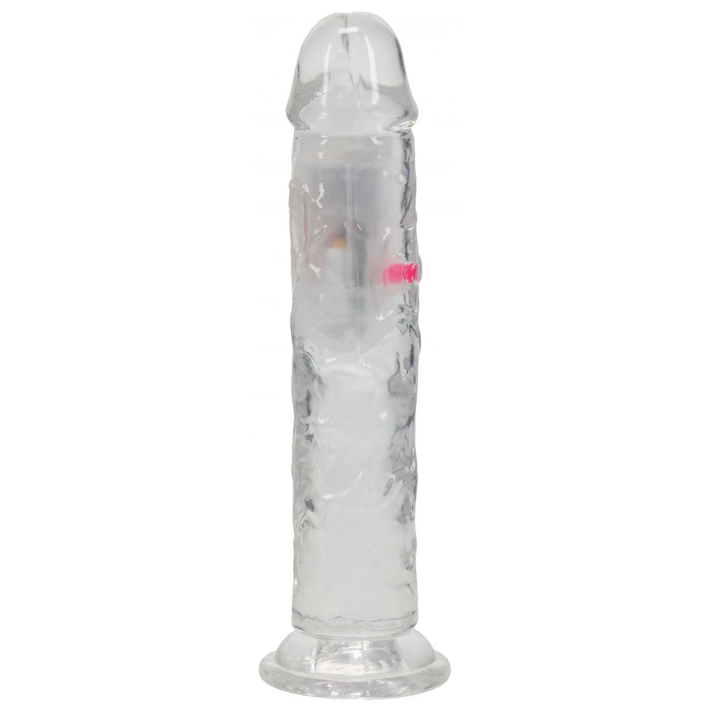 REALROCK 7 Inch Clear LED Wireless Vibrating Dong > Vibrators > Realistic Vibrators