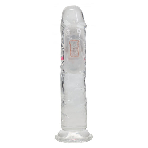 REALROCK 7 Inch Clear LED Wireless Rechargeable Vibrating Dong DONGS