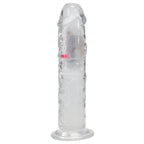 REALROCK 8 Inch No Balls Wireless LED Vibrating Dong Clear Vibrating Dong with Remote > Vibrators > Realistic Vibrators