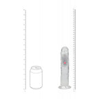 REALROCK 8 Inch No Balls Wireless LED Vibrating Dong Clear Vibrating Dong with Remote > Vibrators > Realistic Vibrators