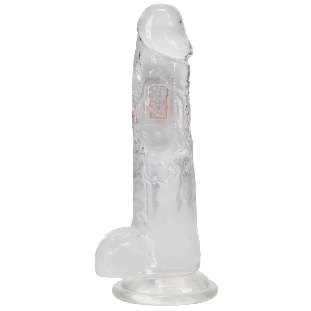 REALROCK 8 Inch Wireless LED Vibrating Dong Clear 22.5 cm Remote > Vibrators > Realistic Vibrators
