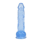 RealRock Crystal Clear Dildo with Balls 5 Inch