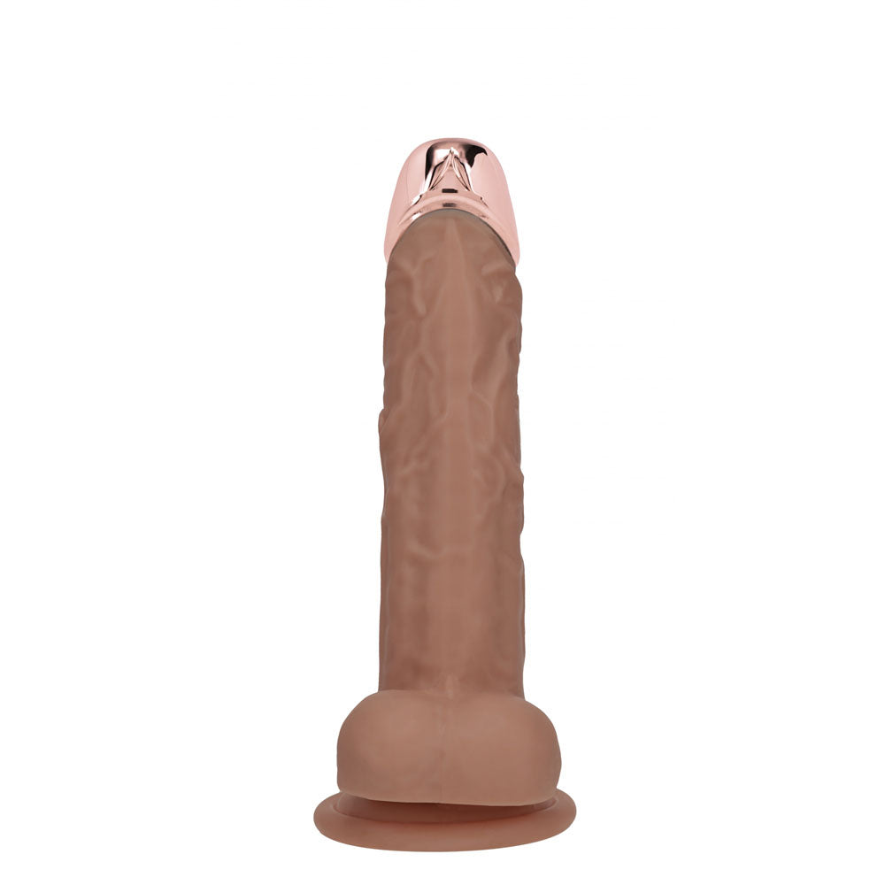 RealRock Metal Head 6 Inch USB Rechargeable Vibrating Dildo with Remote > Dildos > Realistic Dildos