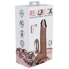 RealRock Metal Head 6 Inch USB Rechargeable Vibrating Dildo with Remote > Dildos > Realistic Dildos