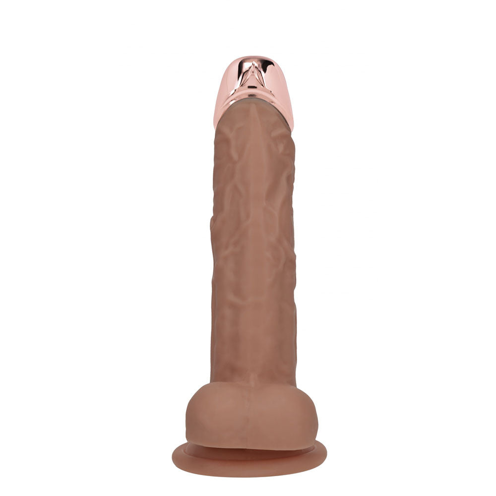 RealRock Metal Head 7 Inch – USB Rechargeable Vibrating Dildo with Remote > Dildos > Realistic Dildos