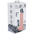 RealRock Metal Head 8 Inch Rechargeable Dildo – Wireless Remote Vibrating Dildo > Dildos > Realistic Dildos