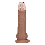 RealRock Metal Head 8 Inch Rechargeable Dildo – Wireless Remote Vibrating Dildo > Dildos > Realistic Dildos