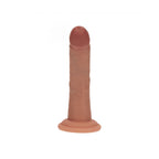RealRock Dual Density 6 Inch Vibrating Silicone Dildo Rechargeable > Dildos > Realistic Dildos