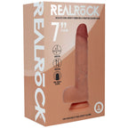Realrock Dual Density - Rechargeable Vibrating Thrusting 7 Inch Dildo > Dildos > Realistic Dildos