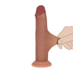 Realrock Dual Density Sliding Skin Silicone Dildo 6 Inch > Dildos > Realistic Dildos