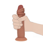 Realrock Dual Density – Sliding Skin Silicone 7-Inch Dildo > Dildos > Realistic Dildos
