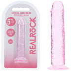 Realrock Realistic - Suction Cup Base 5 Inches Dildo Pink > Dildos > Realistic Dildos