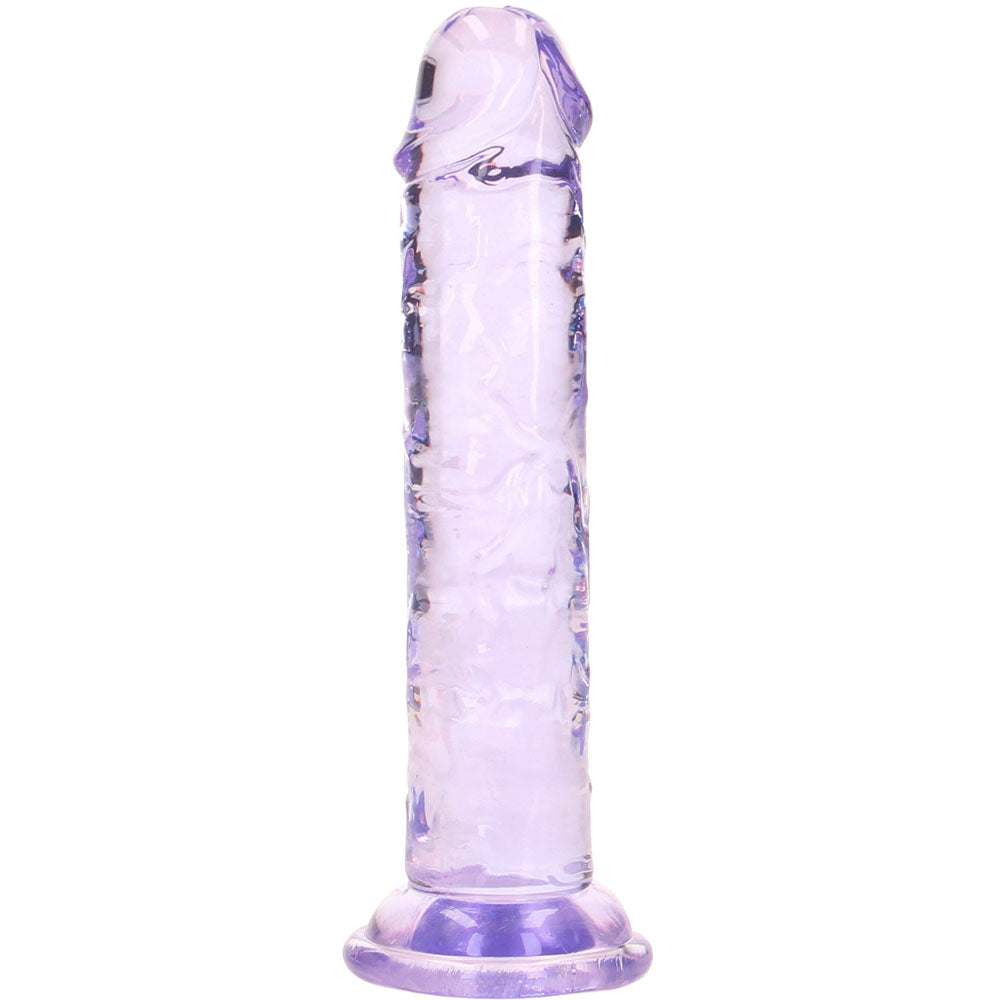Realrock Crystal Clear – Smooth Streamlined Suction Cup Dildo 5" > Dildos > Realistic Dildos