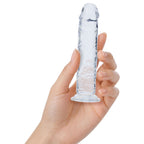 Realrock Crystal Clear Dildo – Suction Cup Base 5 Inch > Dildos > Slim Dildos